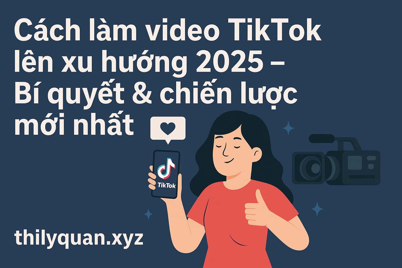 Cách làm video TikTok lên xu hướng 2025 – Bí quyết & chiến lược mới nhất