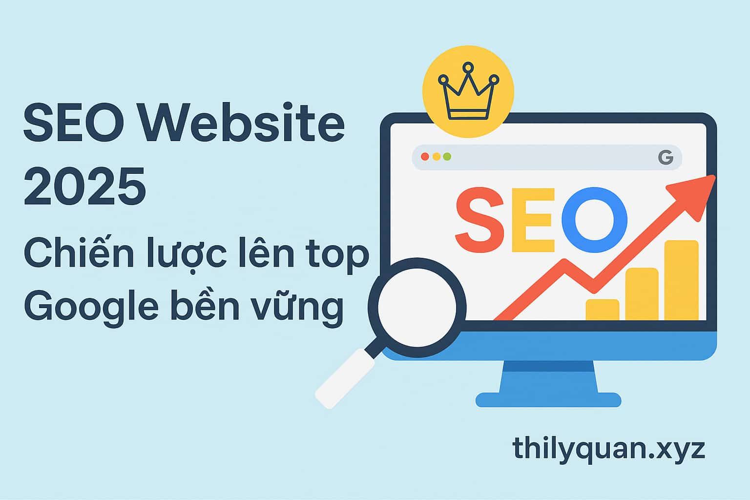 SEO Website 2025 – Chiến lược lên top Google bền vững